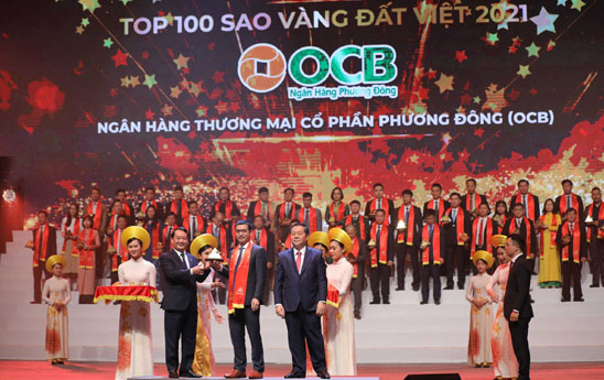 OCB vào Top 100 Sao vàng Đất Việt
