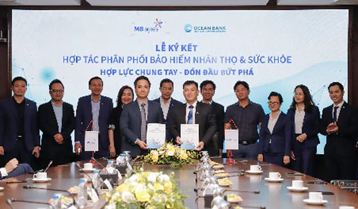 OceanBank ký thỏa thuận hợp tác bán chéo sản phẩm với MB Ageas Life