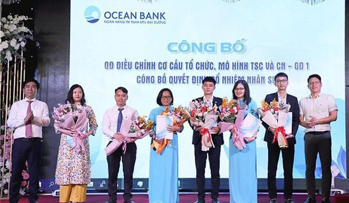 OceanBank tổ chức bổ nhiệm 10 cán bộ tại Trụ sở chính