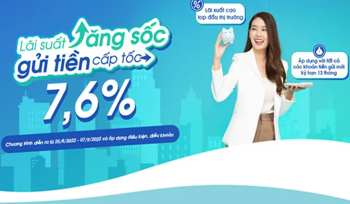 OceanBank với chương trình “Lãi suất tăng sốc, gửi tiền cấp tốc”