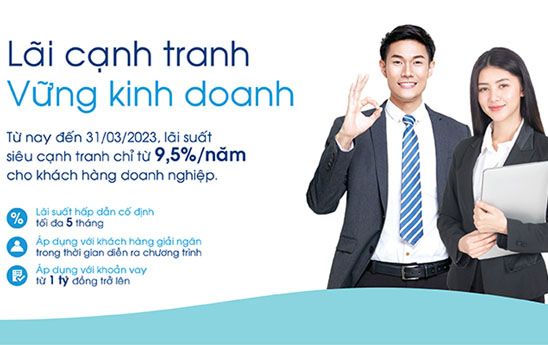Oceanbank tung gói vay cho doanh nghiệp với lãi suất từ 9,5%/năm