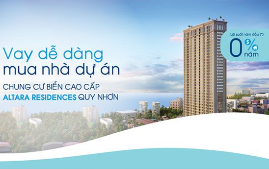 Oceanbank ưu đãi lãi suất cho khách hàng vay mua căn hộ chung cư biển cao cấp Altara Quy Nhơn