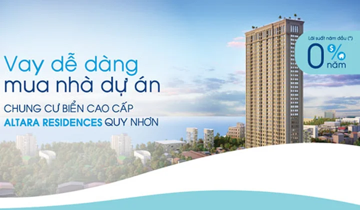 Oceanbank ưu đãi lãi suất cho khách hàng vay mua căn hộ chung cư biển cao cấp Altara Quy Nhơn