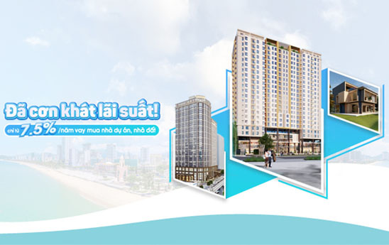 Oceanbank ưu đãi lãi suất cho vay mua nhà dự án, nhà đất