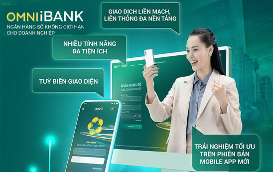 Omni BIDV iBank - Trải nghiệm ngân hàng số vượt trội cho khách hàng tổ chức