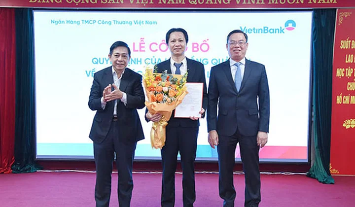 Ông Đỗ Thanh Sơn giữ chức vụ Phó Tổng Giám đốc VietinBank