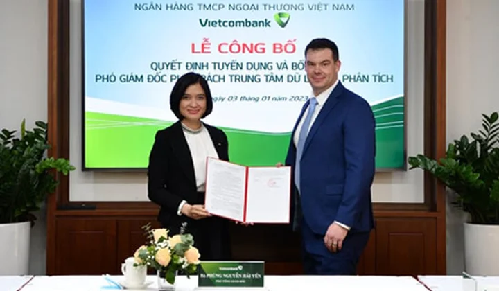 Ông Michel Edward Pearmain được bổ nhiệm giữ chức Phó Giám đốc phụ trách Trung tâm dữ liệu và phân tích Vietcombank
