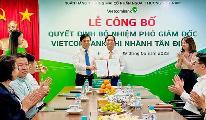 Ông Nguyễn Thanh Giàu được bổ nhiệm giữ chức Phó Giám đốc Vietcombank Tân Định
