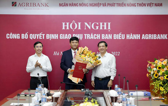 Ông Phạm Toàn Vượng được giao nhiệm vụ Phụ trách Ban điều hành Agribank