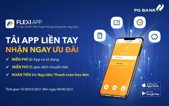 PGBank mang đến nhiều ưu đãi cho khách hàng dùng App mùa dịch Covid