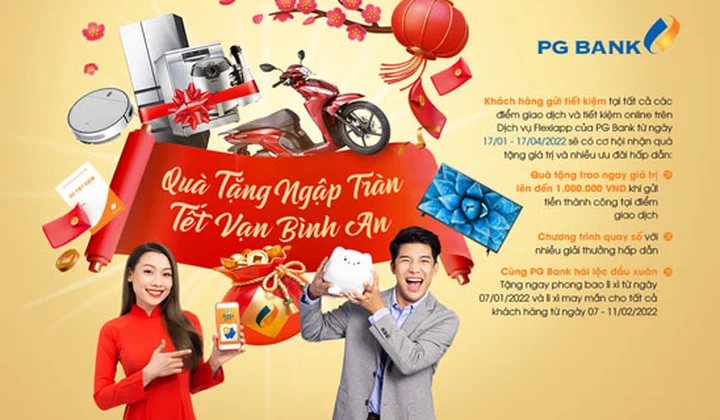 PG Bank với "Quà tặng ngập tràn - Tết vạn bình an"