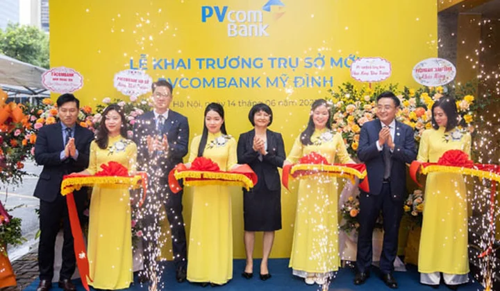 PVcomBank Mỹ Đình khai trương trụ sở mới
