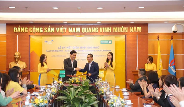 PVcomBank hợp tác toàn diện với KBank chi nhánh TP Hồ Chí Minh