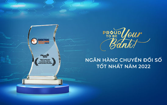 PVcomBank nhận giải “Ngân hàng chuyển đổi số tốt nhất Việt Nam 2022” của Tạp chí ABF