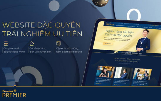 PVcomBank ra mắt website dành riêng cho khách hàng ưu tiên