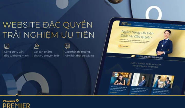 PVcomBank ra mắt website dành riêng cho khách hàng ưu tiên