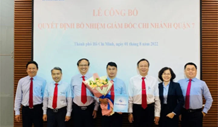 SAIGONBANK bổ nhiệm lại Giám đốc chi nhánh Quận 7