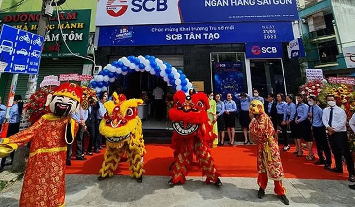 SCB chuyển địa điểm và khai trương trụ sở mới PGD Tân Tạo