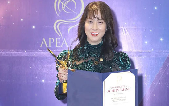 SCB nhận giải thưởng “Doanh nghiệp tăng trưởng nhanh” của Enterprise Asia