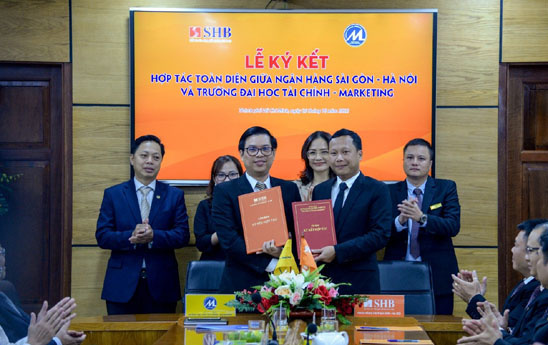 SHB Phú Nhuận ký hợp tác toàn diện với Trường Đại học Tài chính - Marketing