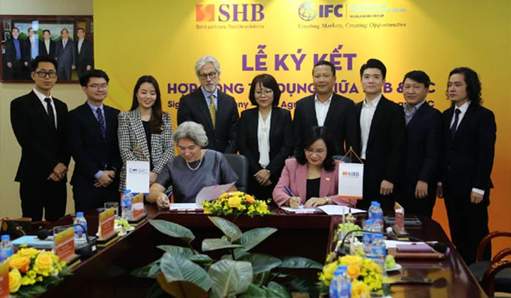 SHB ký kết khoản vay đầu tiên trong tổng gói vay 120 triệu USD từ IFC