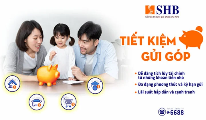 SHB ra mắt sản phẩm “Tiết kiệm gửi góp”