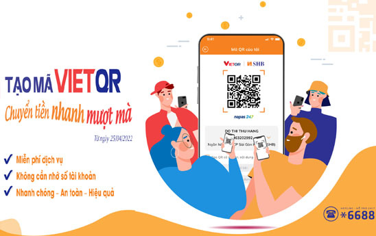 SHB triển khai tính năng chuyển tiền nhanh bằng mã VietQR trên ứng dụng SHB Mobile