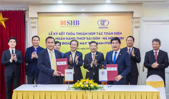 SHB và VINATEX ký kết thỏa thuận hợp tác toàn diện