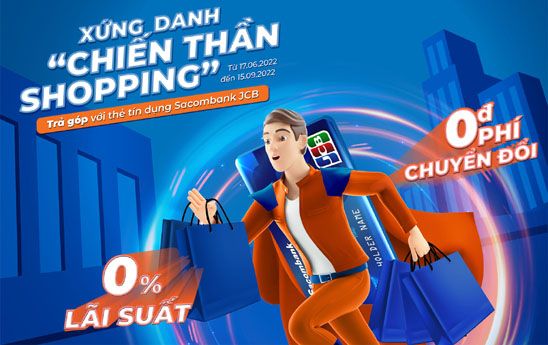 Sacombank khuyến mãi “0đ phí chuyển đổi - 0% lãi suất”