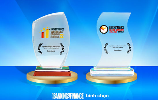 Sacombank liên tiếp nhận các giải thưởng trong nước và quốc tế