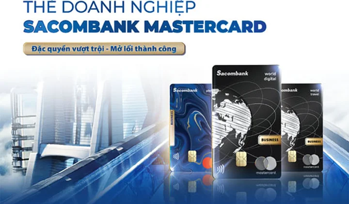 Sacombank ra mắt bộ sản phẩm thẻ doanh nghiệp
