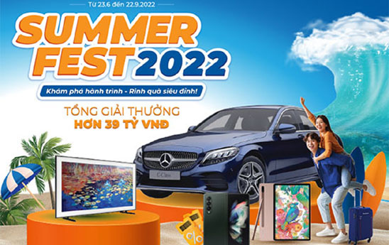 Sacombank siêu khuyến mãi “hành trình trải nghiệm vượt trội”