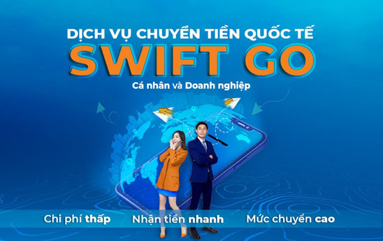 Sacombank triển khai dịch vụ chuyển tiền ra nước ngoài trong 4 giờ qua SWIFT Go