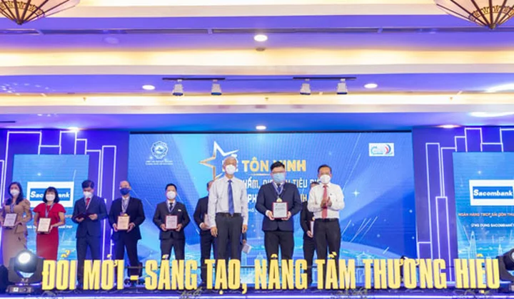 Sản phẩm dịch vụ của Sacombank liên tục được vinh danh qua các giải thưởng uy tín