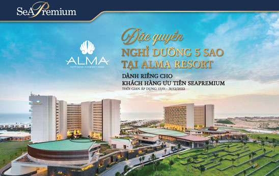 SeABank dành tặng khách hàng ưu đãi đẳng cấp tại ALMA Resort
