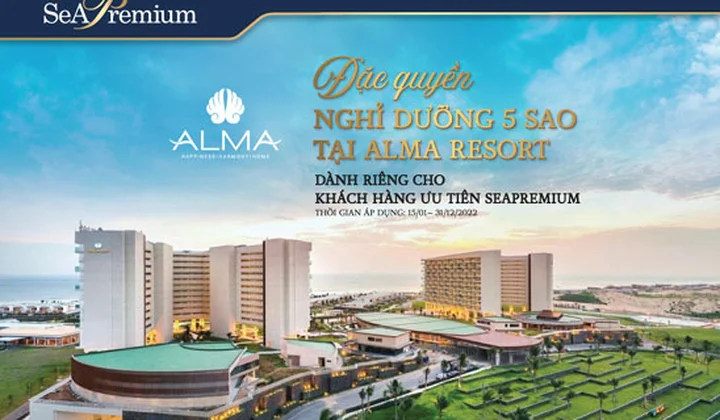 SeABank dành tặng khách hàng ưu đãi đẳng cấp tại ALMA Resort