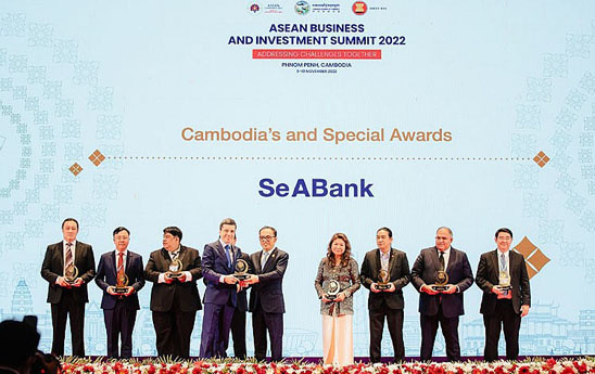 SeABank là doanh nghiệp Việt duy nhất nhận giải thưởng đặc biệt ABA 2022