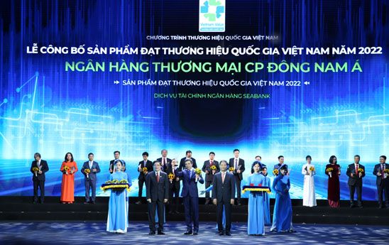 SeABank lần thứ 2 được vinh danh “Thương hiệu Quốc gia”