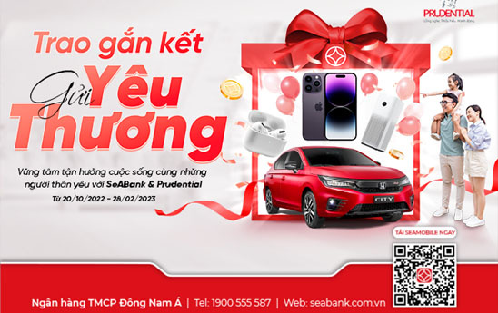 SeABank triển khai chương trình "Trao gắn kết - Gửi yêu thương"