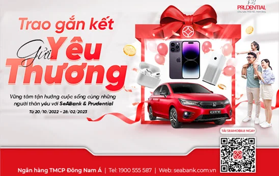 SeABank triển khai chương trình "Trao gắn kết - Gửi yêu thương"