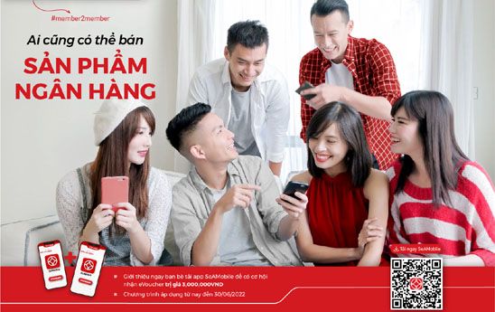 SeABank ưu đãi người giới thiệu khách hàng sử dụng ngân hàng số SeAMobile/SeANet