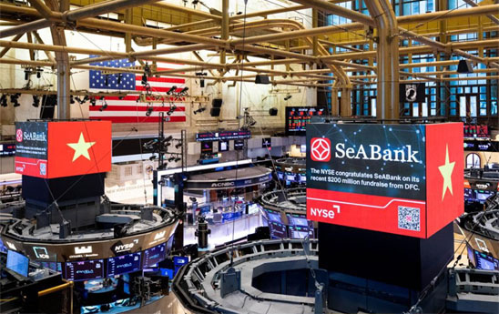 Sở giao dịch chứng khoán New York chúc mừng dự án hợp tác của DFC và SeABank
