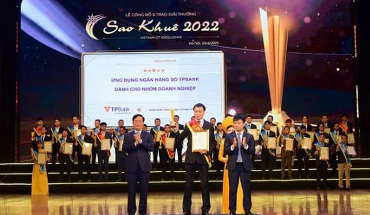 TPBank Biz nhận đánh giá 5 sao trong Giải thưởng Sao Khuê 2022