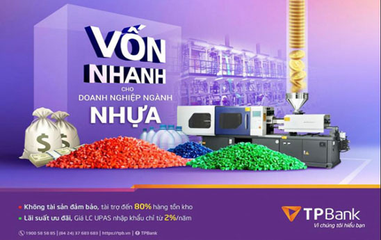 TPBank cấp tín dụng không tài sản đảm bảo cho doanh nghiệp ngành nhựa