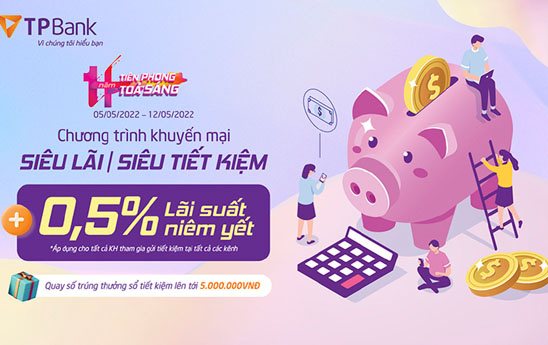 TPBank quà tặng tháng 5 mừng sinh nhật