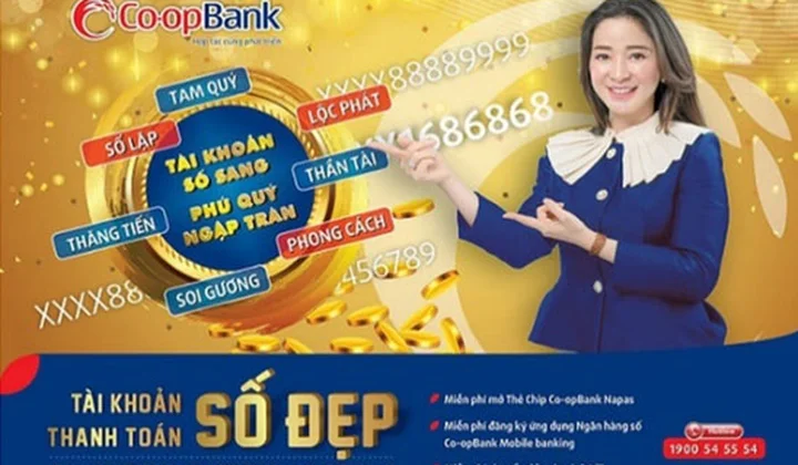 Tài khoản số đẹp Co-opBank khẳng định phong cách, tài lộc ghé thăm
