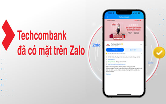 Techcombank chính thức ra mắt kênh thông tin trên Zalo