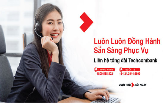 Techcombank thêm 4 dịch vụ hỗ trợ khách hàng cá nhân qua kênh Tổng đài