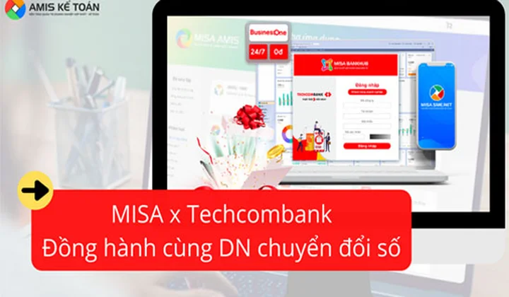 Techcombank và MISA đồng hành doanh nghiệp chuyển đổi số