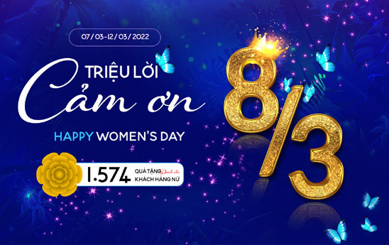 Triệu lời cảm ơn ngày 08/03